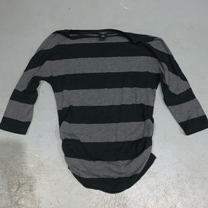 Black and gray top
